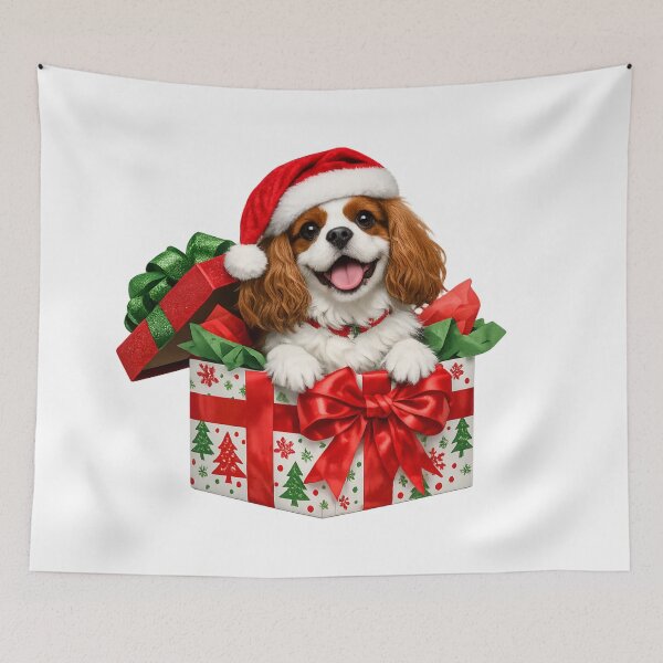 Item preview, Christmas Present Blenheim Cavalier designed and sold by SpottyRainbow.