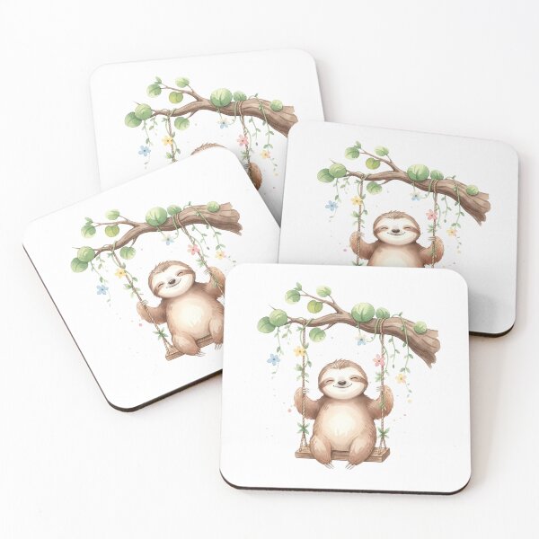 Item preview, Sloth on a swing designed and sold by Motivburg.