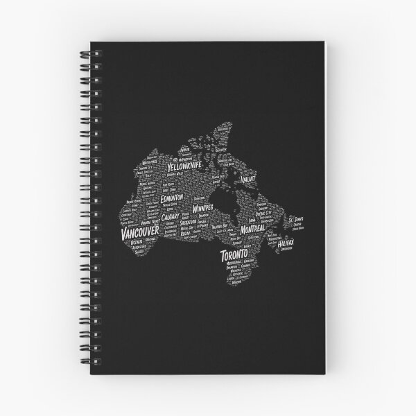 Item preview, CANDA Cities Typography Map designed and sold by layalistoresa.