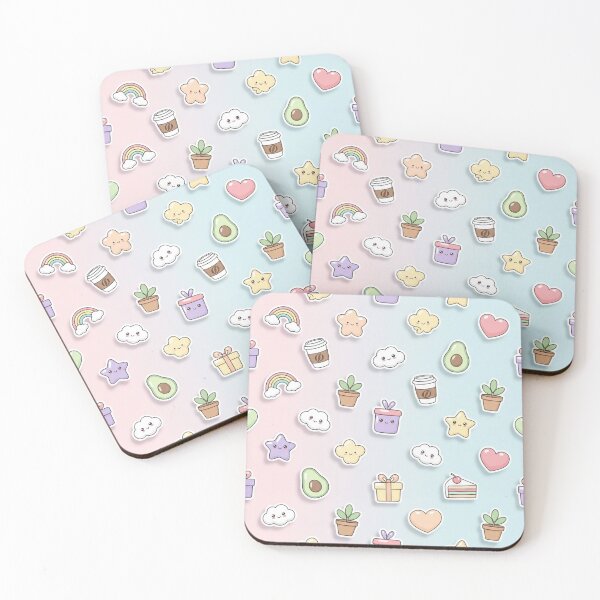 Item preview, Pastel Kawaii Dreams Sticker Pattern designed and sold by Soul Path.