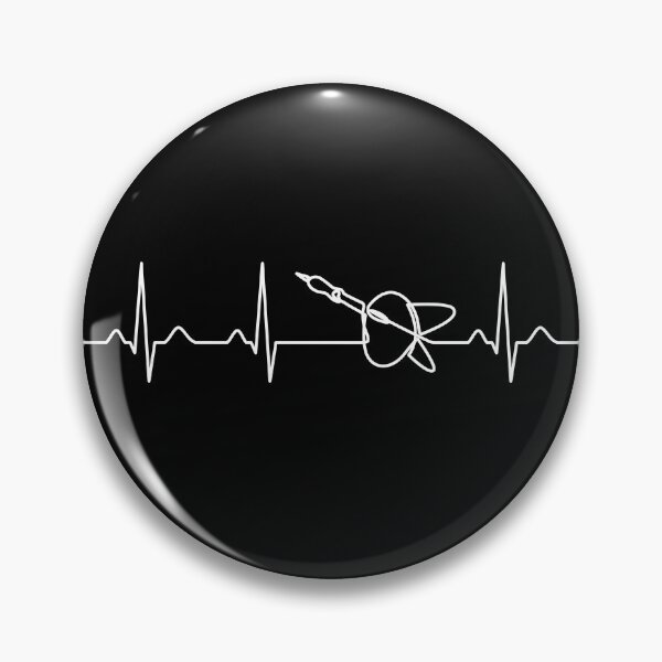 Item preview, Darts Heartbeat Funny Dart Player Gift designed and sold by clickbongski.