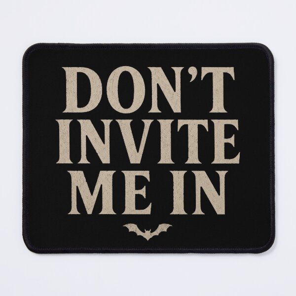Item preview, Don't Invite Me In | Halloween Vampire Bat designed and sold by pixiedustpaint.