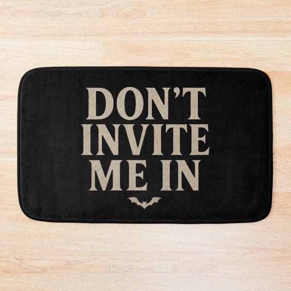 Item preview, Don't Invite Me In | Halloween Vampire Bat designed and sold by pixiedustpaint.