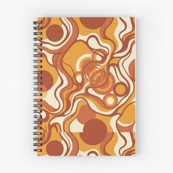 Item preview, Retro Groovy 70s Lava Swirls designed and sold by Soul Path.