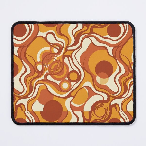 Item preview, Retro Groovy 70s Lava Swirls designed and sold by Soul Path.