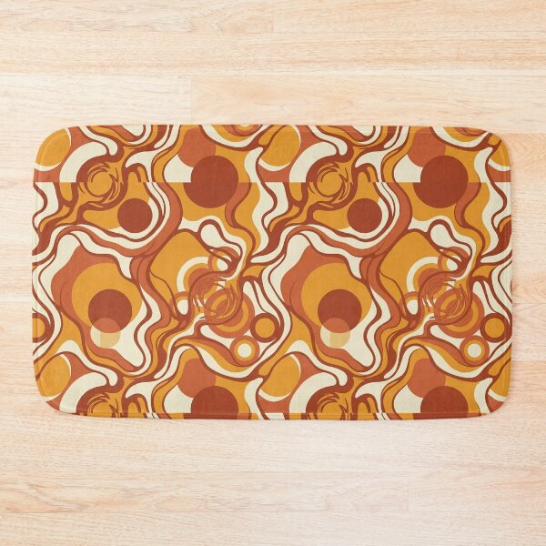 Item preview, Retro Groovy 70s Lava Swirls designed and sold by Soul Path.