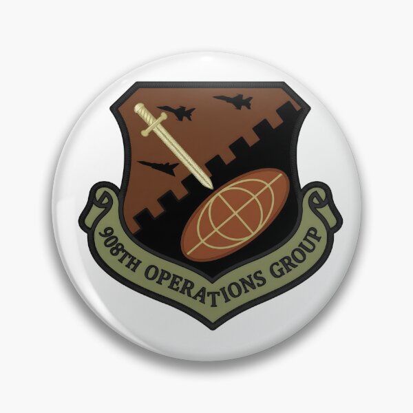 Item preview, 908th Operations Group Military Patch Emblem designed and sold by CharlieDesings.