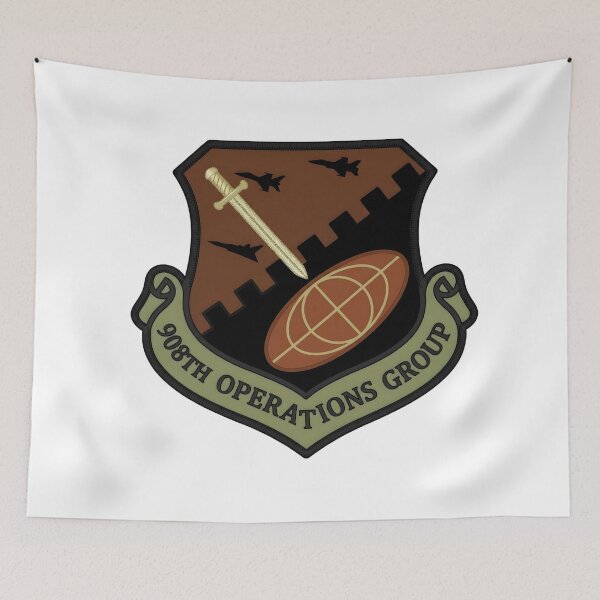 Item preview, 908th Operations Group Military Patch Emblem designed and sold by CharlieDesings.