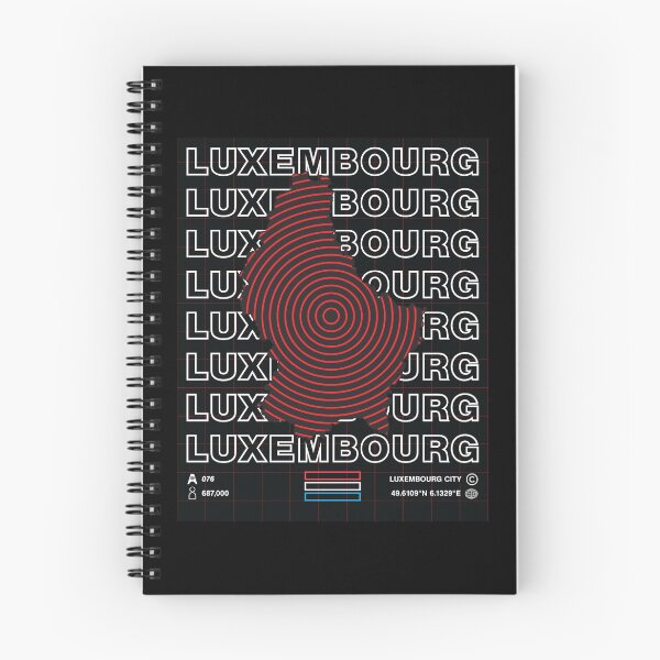 Item preview, Luxembourg Minimal Map designed and sold by Atlas-Array.