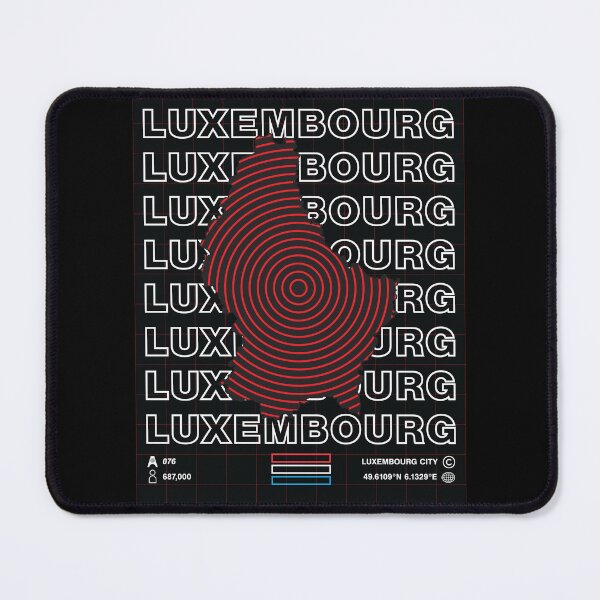 Item preview, Luxembourg Minimal Map designed and sold by Atlas-Array.