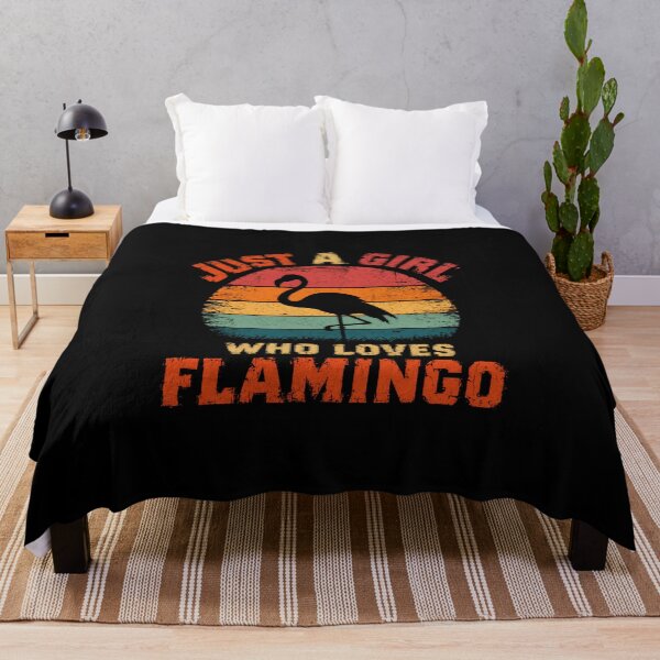 Item preview, Just A Girl Who Loves Flamingo Woman Bird Lover Animal Enthusiast designed and sold by HumansStuck12.