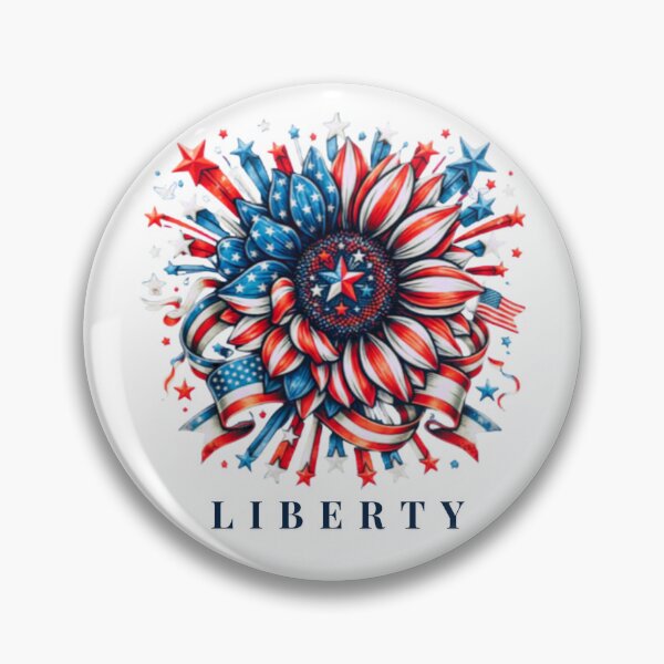 Item preview, Liberty Sunflower – American Patriotic Art designed and sold by Bergenline Artworks.