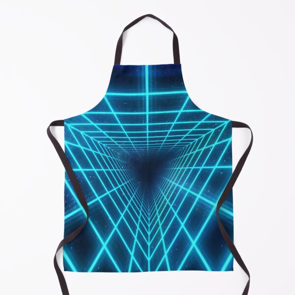 Item preview, Cyan Triangular Wireframe Tunnel designed and sold by Electric Shock!! Design.
