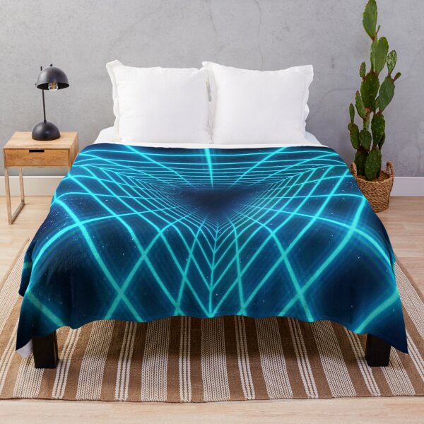 Item preview, Cyan Triangular Wireframe Tunnel designed and sold by Electric Shock!! Design.