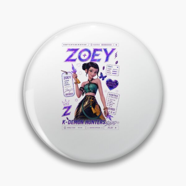 Item preview, Zoey Huntrix Vintage Shirt, Zoey Demon Hunters Tee, Huntrix Kpop Girl Graphic Shirt, Demon Hunter Merch, Kpop Fan Gift Cute Aesthetic Tee Comfort Colors Shirt designed and sold by BerryHand.