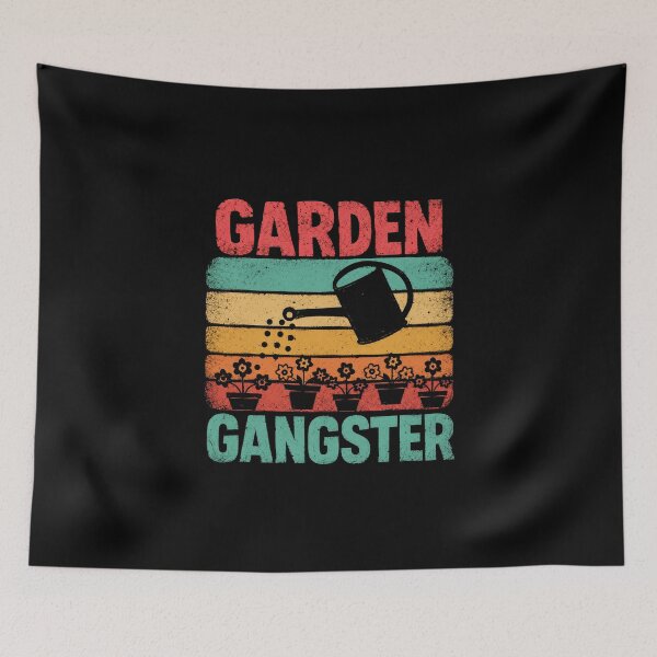 Item preview, Garden Gangster Gardening Plants Flowers Humor Gardener Plant Lover designed and sold by HumansStuck12.