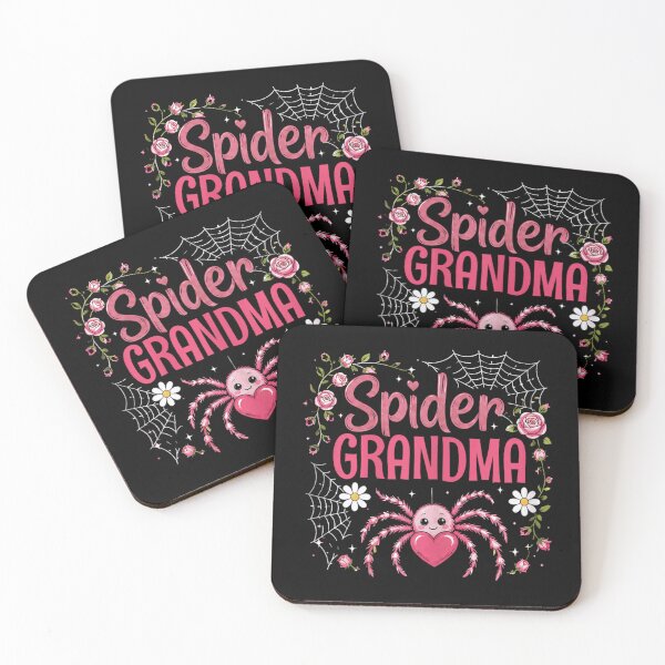 Item preview, Spider Grandma Cute Pink Fluffy Spider Holding Heart with Flowers designed and sold by Taniyah Gomes.