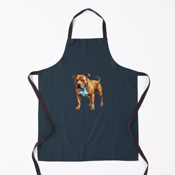 Item preview, Geometric Pitbull - Modern Pet Art designed and sold by Tklezardesigns.