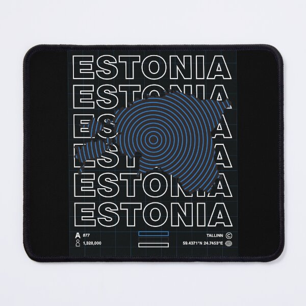 Item preview, Estonia Minimal Map designed and sold by Atlas-Array.