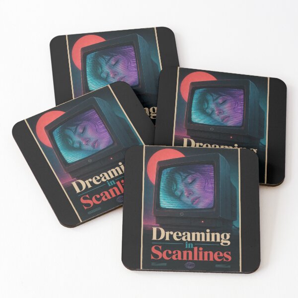 Item preview, Dreaming in Scanlines – Retro CRT Dreamscape  designed and sold by Sketchlegacy.