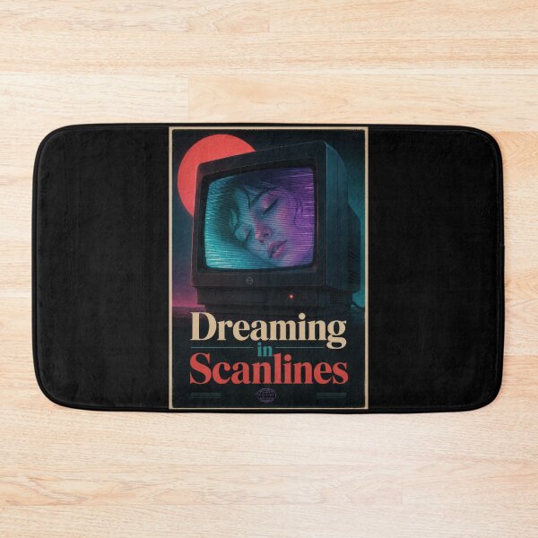 Item preview, Dreaming in Scanlines – Retro CRT Dreamscape  designed and sold by Sketchlegacy.