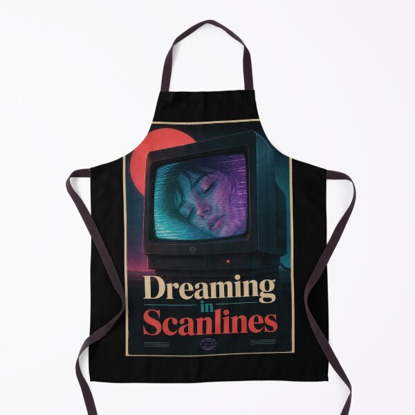 Item preview, Dreaming in Scanlines – Retro CRT Dreamscape designed and sold by Sketchlegacy.