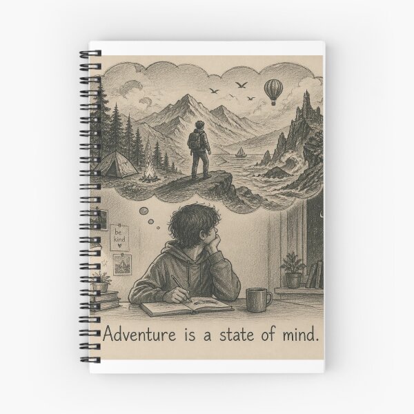 Item preview, Adventure is a state of mind designed and sold by CinemaChronik.