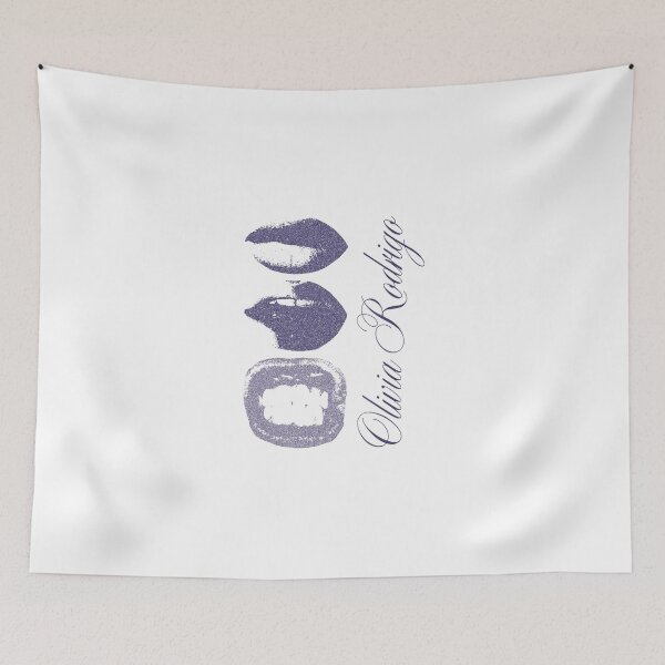 Item preview, Olivia Grunge Lips Poster Art designed and sold by gringoods.