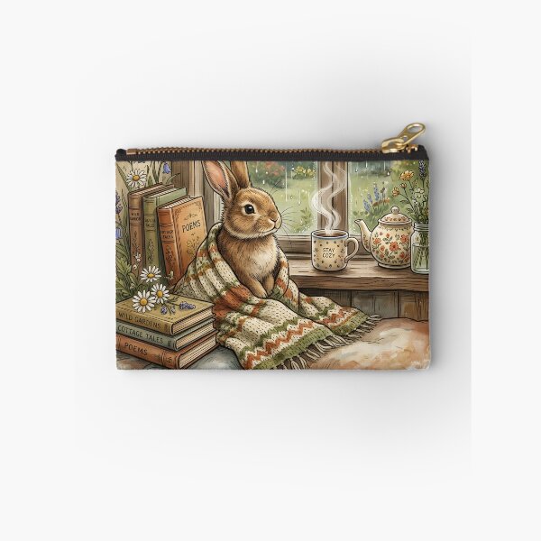 Item preview, Tea First Words Later Cute Bunny Reading Book Lover Introvert Shirt Cozy Cottagecore Rabbit Coffee Lover Gift designed and sold by softmind studio.