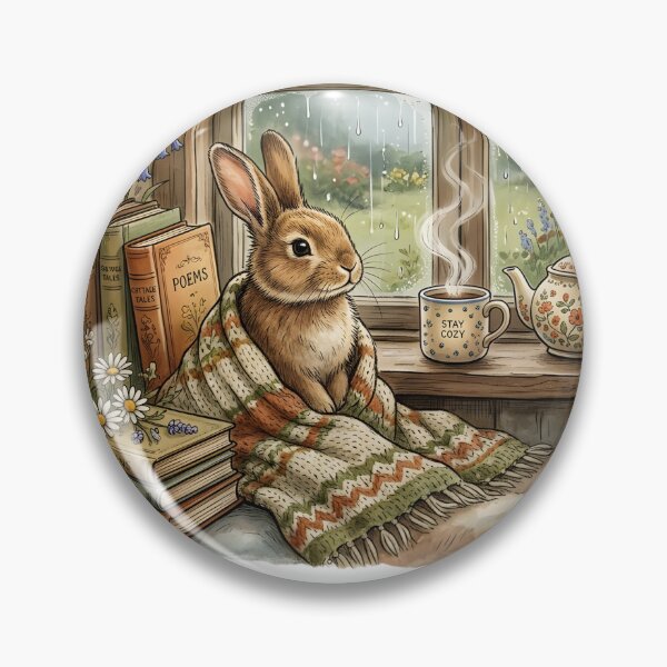 Item preview, Tea First Words Later Cute Bunny Reading Book Lover Introvert Shirt Cozy Cottagecore Rabbit Coffee Lover Gift designed and sold by softmind studio.