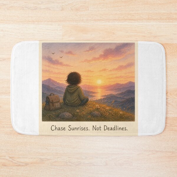 Item preview, Chase Sunrises. Not Deadlines. designed and sold by CinemaChronik.
