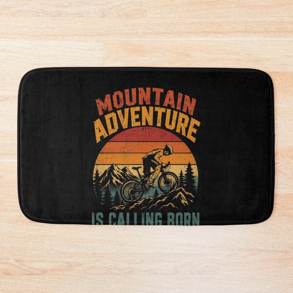 Item preview, Mountain Adventure Is Calling Born To Ride Mountain Biker Cycling Enthusiast designed and sold by HumansStuck12.