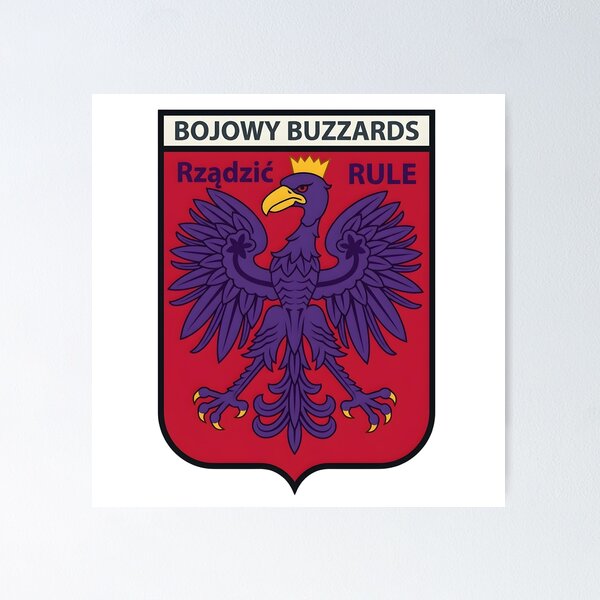 Item preview, Bojowy Buzzards Squadron Emblem designed and sold by CharlieDesings.