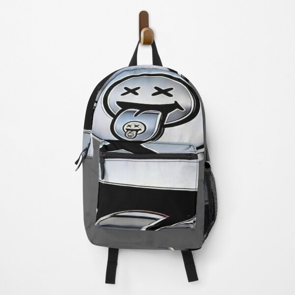 Item preview, Chrome Recursive Smiley - Metallic Face with Tongue and Mini-Smiley designed and sold by RAYBIL.