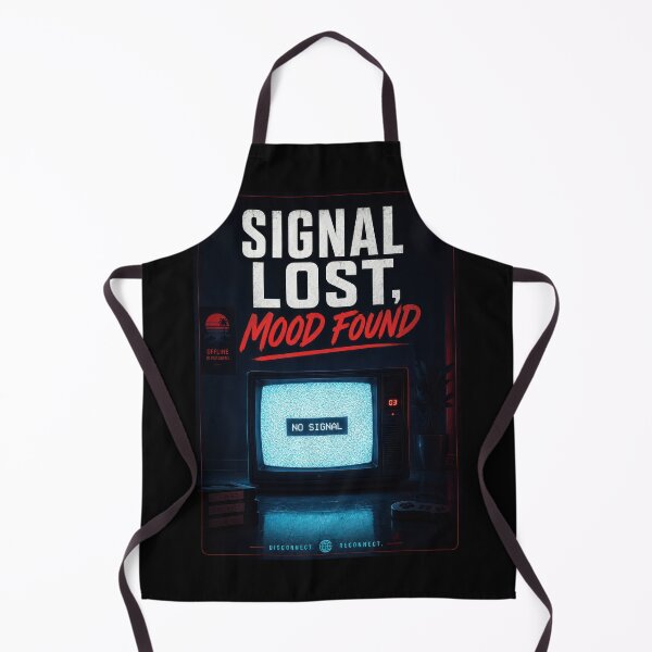 Item preview, Signal Lost, Mood Found – Retro CRT Poster designed and sold by Sketchlegacy.