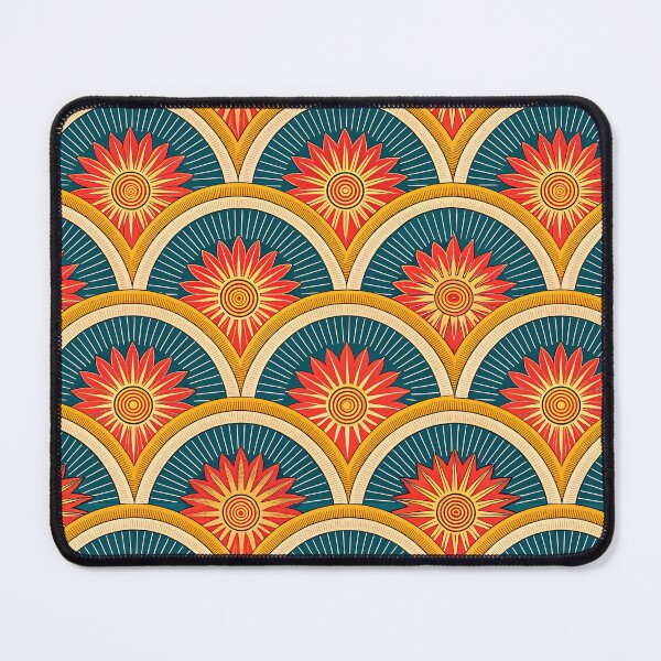 Item preview, Art Deco Sunburst Scale Pattern designed and sold by Soul Path.