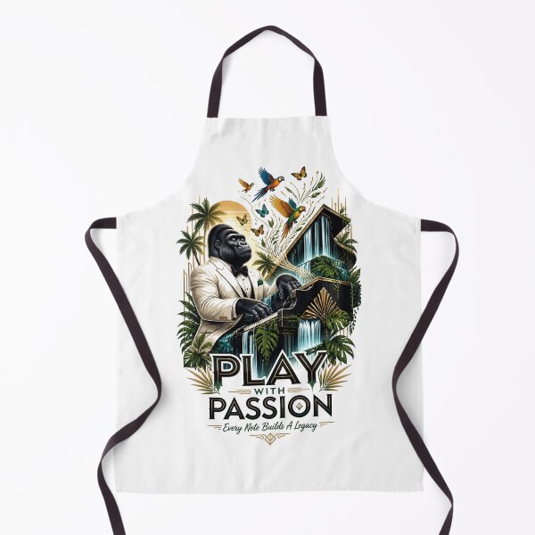 Artikelvorschau, Play With Passion Gorilla Pianist entworfen und verkauft von Sovereign Supply Co..