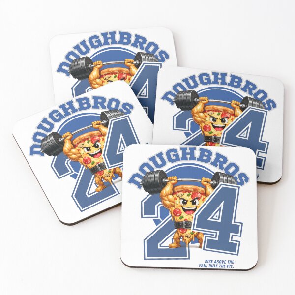 Item preview, Doughbros 24" Fitness Pizza Mascot designed and sold by Bluebird Crafted Tee.