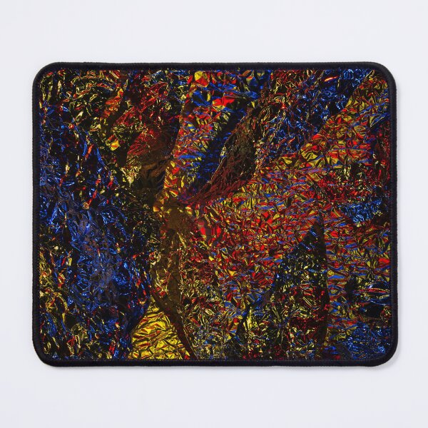 Item preview, Molten Fracture — Abstract Fire and Sapphire Texture Art designed and sold by BuckaBaby.