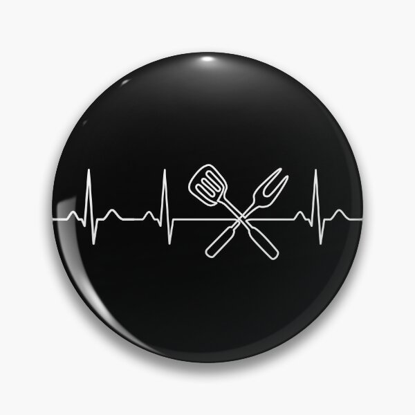 Item preview, BBQ Grilling Heartbeat Funny Grill Master Gift designed and sold by clickbongski.