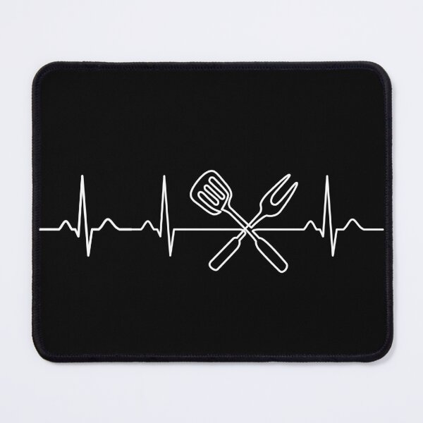 Item preview, BBQ Grilling Heartbeat Funny Grill Master Gift designed and sold by clickbongski.