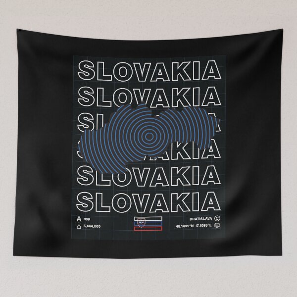 Item preview, Slovakia Minimal Map designed and sold by Atlas-Array.