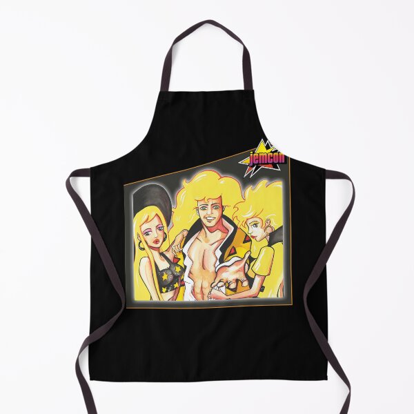 Item preview, Eighties Rock Band Trio Cartoon designed and sold by Cloudyzz.