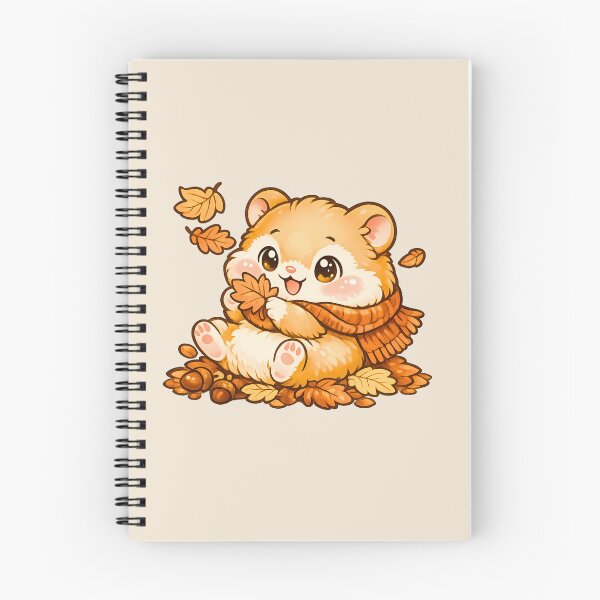 Item preview, Cozy Autumn Hamster ?? Cute Kawaii Fall Design designed and sold by Pick'n Quick.