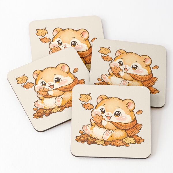 Item preview, Cozy Autumn Hamster ?? Cute Kawaii Fall Design designed and sold by Pick'n Quick.