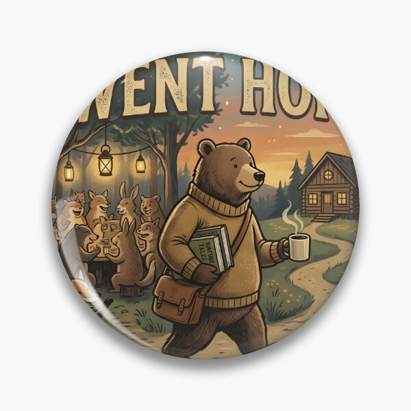 Item preview, I Came I Saw I Went Home Funny Introvert Shirt Anti Social Humor Cozy Homebody Bear Cottagecore Gift designed and sold by softmind studio.