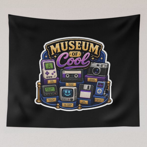 Item preview, Museum of Cool – Retro Tech Collection  designed and sold by Sketchlegacy.