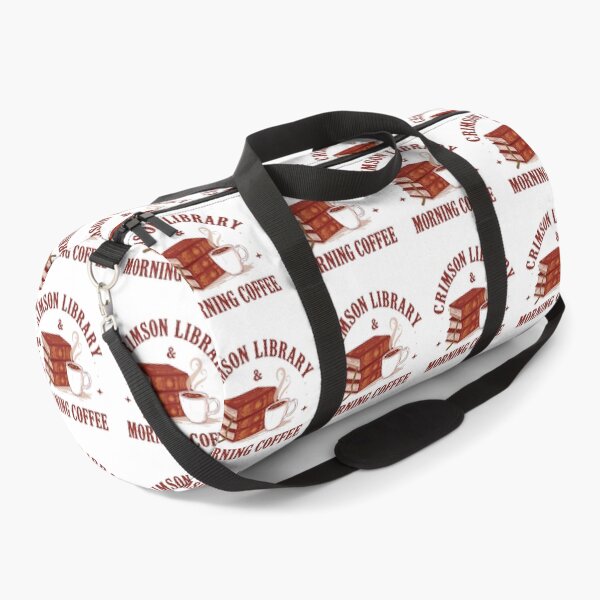 Item preview, Vintage Crimson Library Morning Coffee Aesthetic designed and sold by Coffread.
