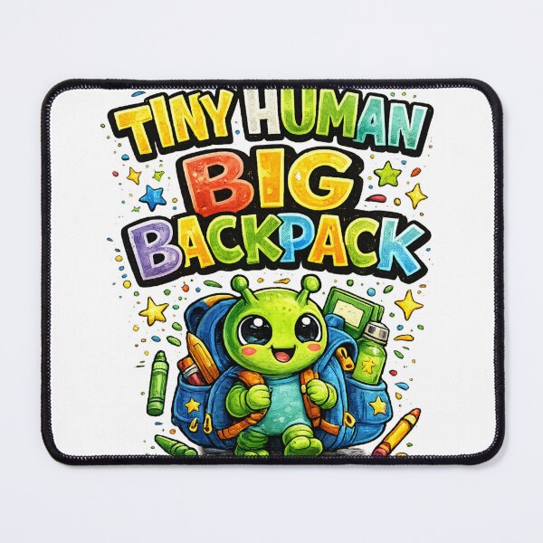 Item preview, TINY HUMAN BIG BACKPACK designed and sold by Brejko.
