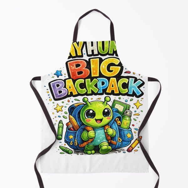 Item preview, TINY HUMAN BIG BACKPACK designed and sold by Brejko.